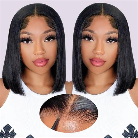 Short 12" Mixed-Color Lace Human Hair Bob Wig: A Guide to Style and Versatility