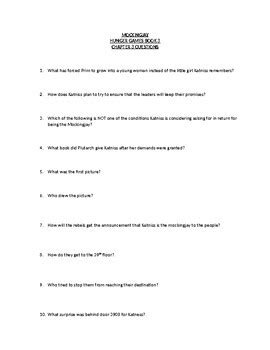 Short Answer Questions For Mockingjay Kindle Editon