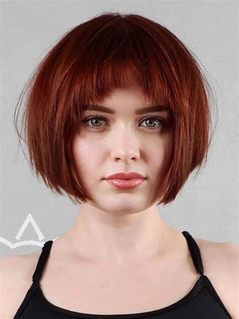 Short Auburn Wigs Bobs: 8" Lace Front Wigs for 2025