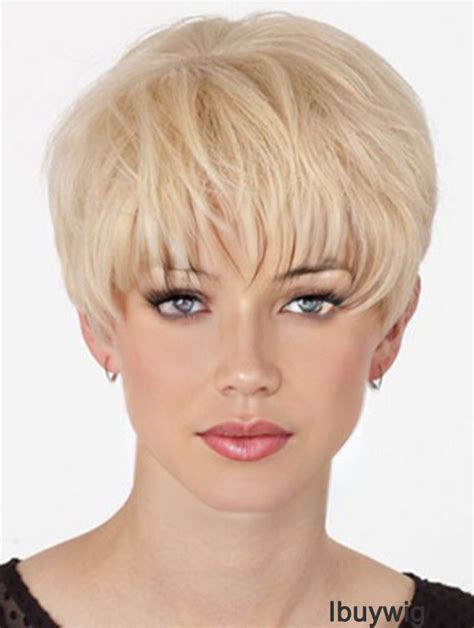 Short Blonde Human Hair Wigs Monofilament Boycuts 4" Wigs: 2025 Unveils Glamorous Transformations