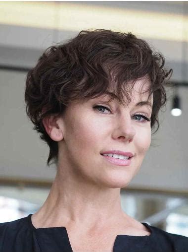 Short Curly Wigs Cropped Lace Front Wigs Synthetic Gorgeous Wigs