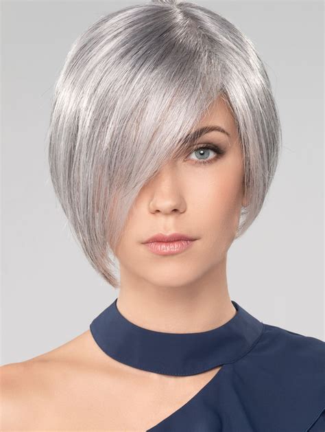 Short Grey 10" Lace Wigs Monofilament 4" Boycuts Wigs VS