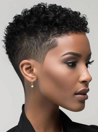 Short Pixie Cut Wigs For African American 4" Boycuts Monofilament Wigs