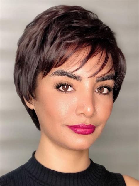 Short Pixie Lace Front Wigs 4" Straight Boycuts Wigs