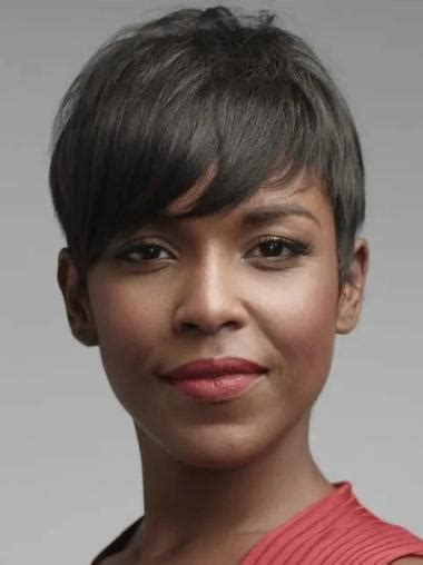 Short Pixie Wigs For African American Black 4" Boycuts Wigs VS 2025