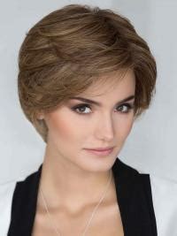 Short Straight Brown Layered 100% Hand Tied Synthetic Wigs