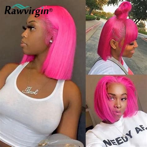 Short Straight Wigs 8" Pink Lace Front Wigs: A Complete Guide for 2025