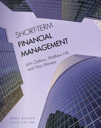 Short Term Financial Management Zietlow Solution Reader