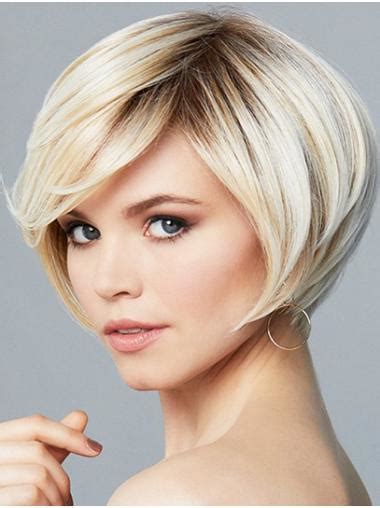 Short Wavy Monofilament Ombre/2 tone Synthetic Lace Wigs Online