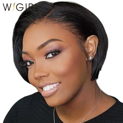 Short Wigs For Black Women Straight Boycuts Wigs Lace Front Synthetic Wigs: 2025 Revolution