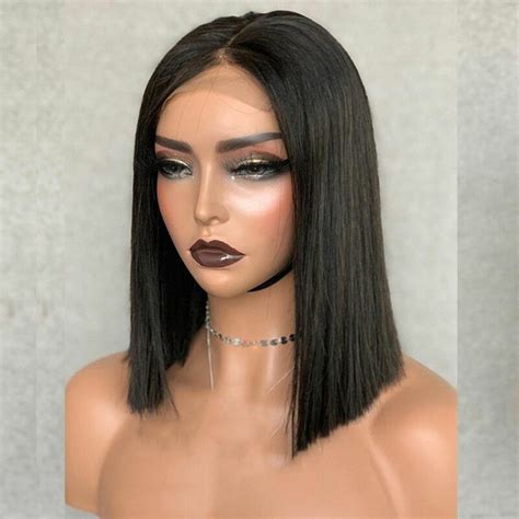 Short Wigs Straight Lace Front Wigs Synthetic Discount Wigs