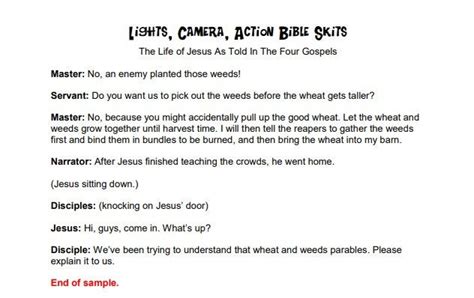 Short bible skits for kids Ebook Epub