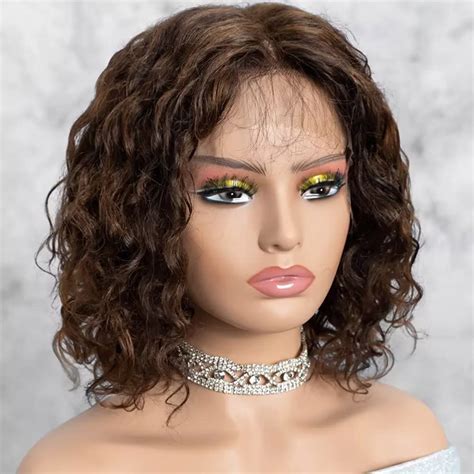 Short wet and wavy wigs