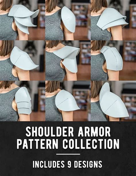 Shoulder Armor Pattern Free: Unleash Your Inner Knight