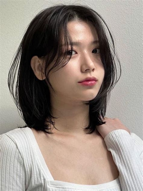 Shoulder Length Chubby Face Korean Short Hair: The Ultimate Guide for a Flattering Look