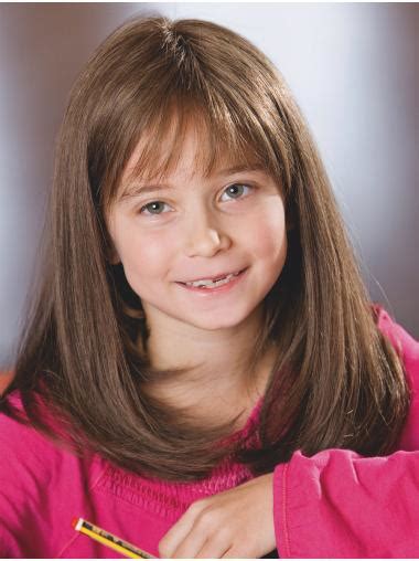 Shoulder Length Monofilament Brown Straight With Bangs Kids Wig: The Ultimate Guide 2025