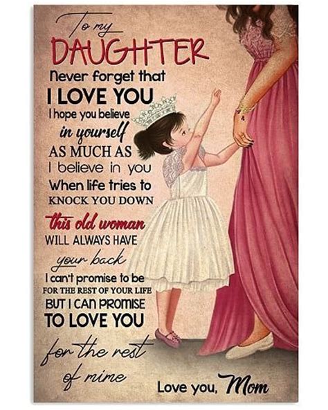 Show support for your daughter.