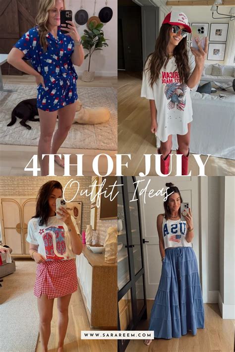 Show your patriotic spirit with the perfect July 4th outfit!