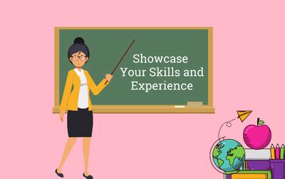 Showcase your skills and experience effectively: