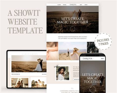 Showit Templates For Photographers
