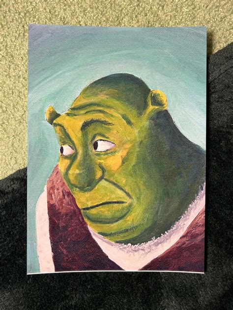 Shrek Painting: A Canvas of Laughter and Charm