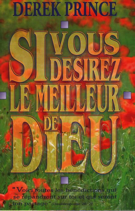 Si vous dÃ©sirez le meilleur de Dieu French Edition Kindle Editon