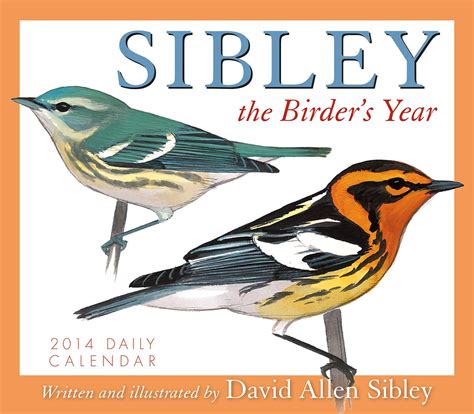 Sibley The Birder s Year 2014 Boxed Daily calendar Reader