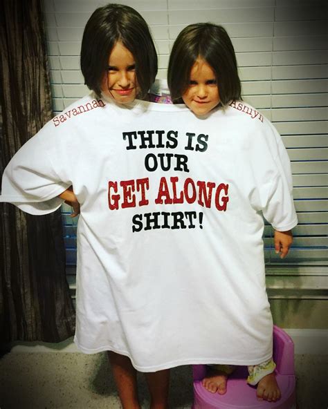 Siblings Say It Best with Get Along Shirts