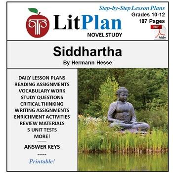 Siddhartha Study Guide Questions Answers Novel Units Epub