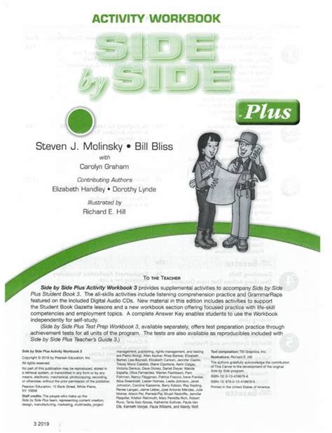 Side By 3 Activity Workbook Answer Kindle Editon