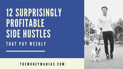 Side Hustles That Pay Weekly: 17 Lucrative Options