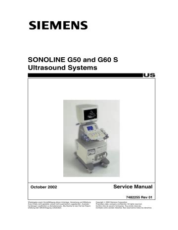 Siemens Sonoline Elegra Service Manual Ebook PDF
