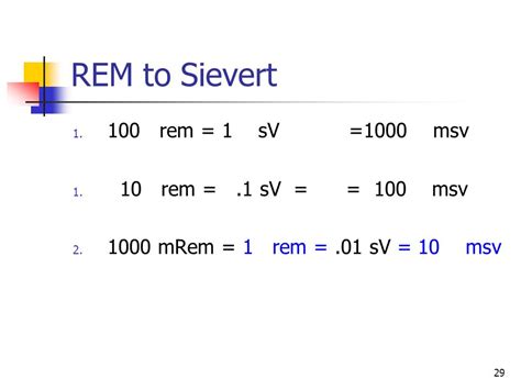 Sievert to Rem Conversion: A Comprehensive Guide (1 Sv = 100 Rem)