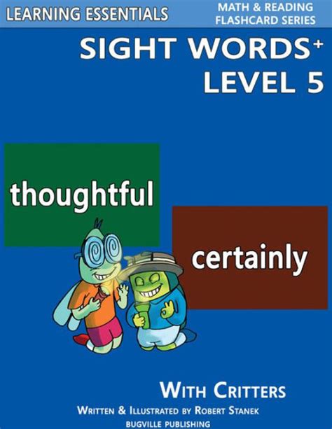 Sight Words Plus Level 5 Flash Cards with Critters for Grade 3 and Up Learning Essentials Math and Reading Flashcard Series PDF