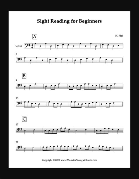 Sight-Read It for Strings Cello Reader