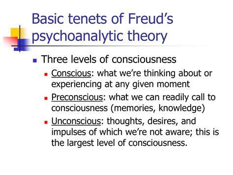 Sigmund Freud's Psychoanalytic Theory: