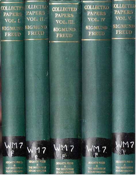 Sigmund Freud Collected Papers 5 Volumes Reader