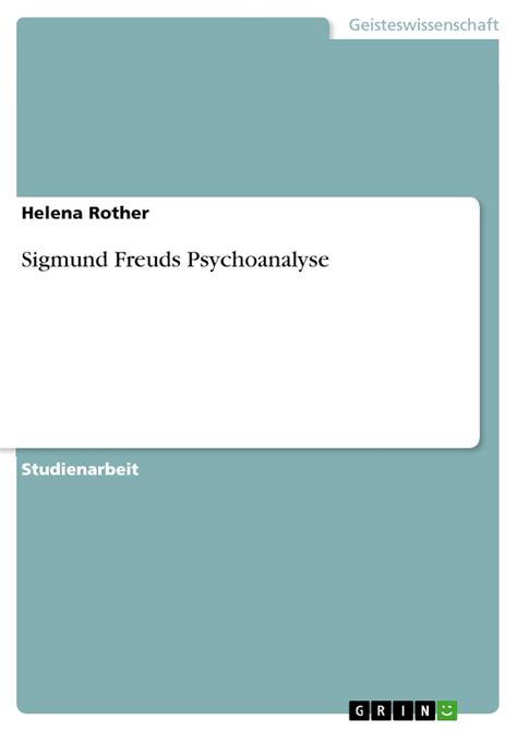 Sigmund Freuds Psychoanalyse German Edition Kindle Editon