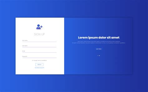 Sign In Page Template