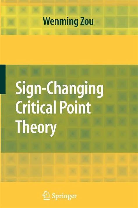 Sign-Changing Critical Point Theory 1st Edition Doc