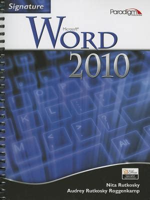 Signature Microsoft Word 2010 W CD Doc