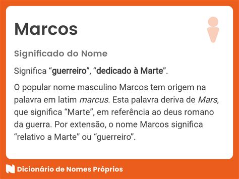 Significado do Nome Marcos: Origem, História e Características