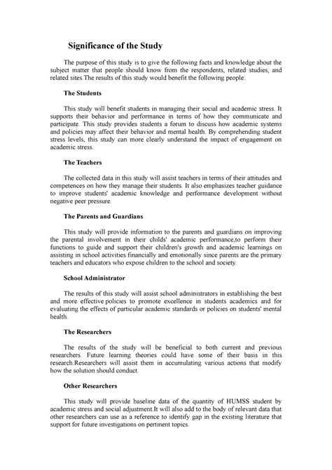 Significance of 1 and 2