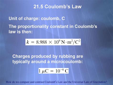 Significance of Coulomb and Microcoulomb