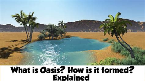 Significance of Oasis Ecosystems