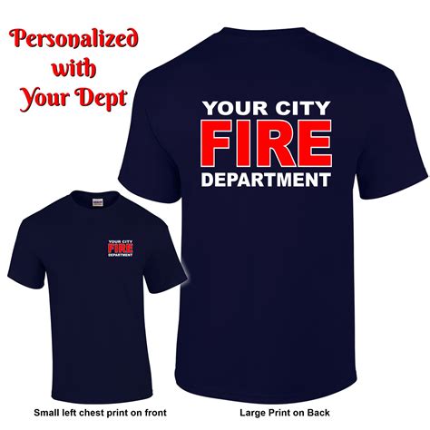 Significance of Personalized Fire Department Shirts