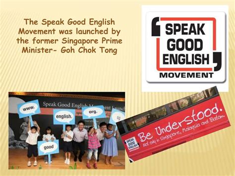 Significance of Speaking Good English in Singapore