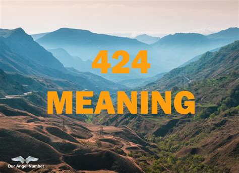 Significance of the Number 424