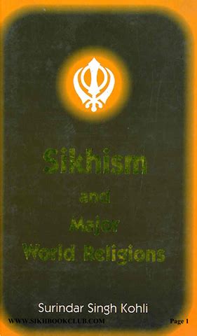 Sikhism and Major World Religions 1st Edition Reader