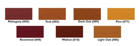 Sikkens Wood Stain Color Chart